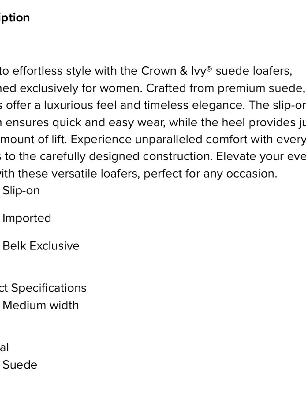 crown & ivy Orange Suede Fringe Platform Loafers